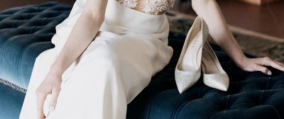 Welche Schuhfarbe für ein elfenbeinfarbenes Hochzeitskleid?